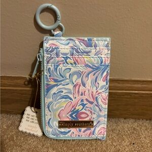 Simply Southern Pastel Swirl Card Holder with Keyring